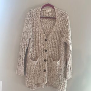 Cream sweater/cardigan